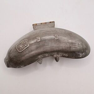 Antique Vintage Vintage Pewter Banana Ice Cream Chocolate Mold